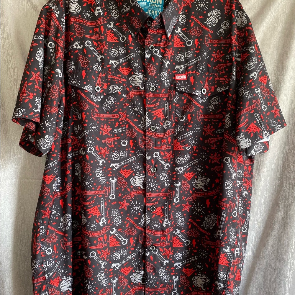 DIXXON Red and Black The Jerry!! 2XL